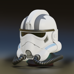 1.png Archivo STL Casco Rocket Trooper・Diseño de impresora 3D para descargar