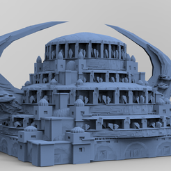 untitled.3754.png Télécharger fichier OBJ Tour du squelette du sorcier Dôme du crâne • Plan imprimable en 3D, aramar