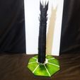 WhatsApp-Image-2024-05-16-at-6.12.31-PM.jpeg Mini diorama Tower of Orthanc - Isengard - Lord of the Rings