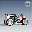 001.jpg Tractor/Lawnmower dragster with functionnal steering!!