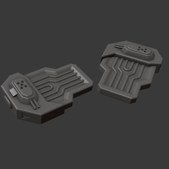 Thingi.png Free STL file Doom 2016 - Praetor Token・3D printable design to download
