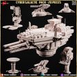 galactic-bundle-sci-fi-diorama-3dprinting-3d-print-cyborg-robotic-vehicle-asset-3d-props-mechanical.jpg 20 Different Galactic Space Pack 1/48 Scale STL Collection