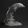Dolphin_8.jpg Delfin springende Statue