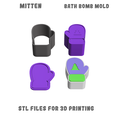 Mitten-01-bath-bomb-mold-3D-model-3.png Mitten bath bomb mold