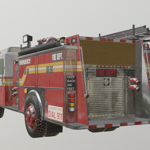 Blender_-C__Users_Luis_Desktop_Diseños-por-trabajar_Nycfiretruck_nycfiretruck.blend-30_12_2023-01_.png Scale model - Fire Truck