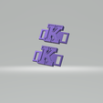 LETRA-K.png buckle for laces letter K