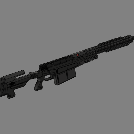 🔫 AX50 VSR10 Stock by BENen3D・ 3D File for 3D printing・Cults