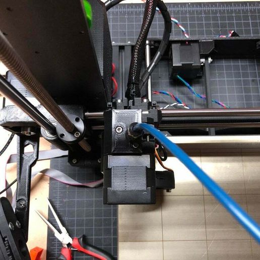 Prusa MK3 and MK2s Reverse Bowden System V2.0 - 3D model önizlemesi