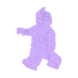 Minifig_cookie_iso_ZOMBIE_stamp.stl Zombie Minifig Cookie Cutter