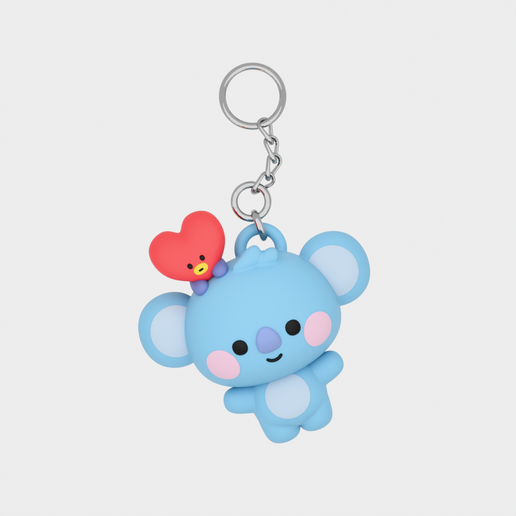 BT21 KOYA y Tata - Keychain 3D model