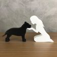 WhatsApp-Image-2023-01-06-at-10.14.24.jpeg Girl and her American Bully(straight hair) for 3D printer or laser cut