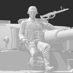Screenshot-2022-09-18-193850.jpg Archivo STL Jinete de tanque alemán de la 2ª Guerra Mundial・Modelo para descargar y imprimir en 3D, MA_Models_3D