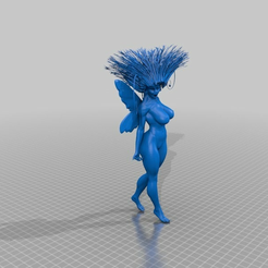81be9a47b05e392db9e41eb74f20a263.png Fichier STL gratuit Bugs vie femmes folle sculpture・Plan pour impression 3D à télécharger
