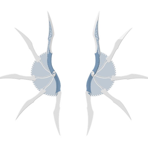 Kitana-Blades77.png Princess Kitana Fan Blade | Mortal Kombat 1 | By CC3D