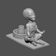 imagen4.png Alien doing Yoga saumerio holder - Without supports