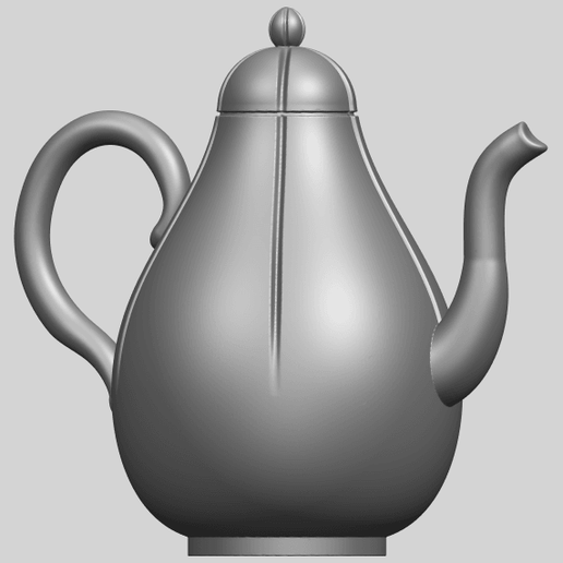 🫖 Tea Pot 02・Free 3D File for ・Cults