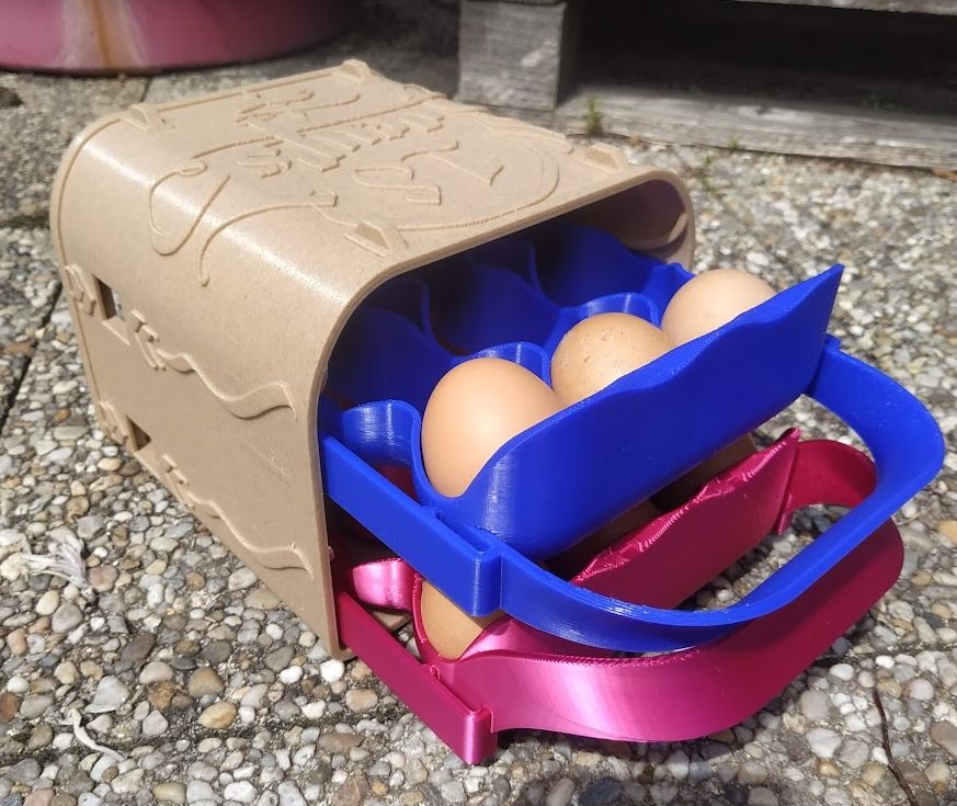 STL file EGG CASE X18 EGG CASE X 18・3D printable model to download・Cults