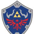 Bouclier-Zelda-Link-Ocarina-of-Time.jpg Link's shield, in Zelda Ocarina of Time on N64 (shield)
