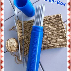 Bild1b.jpg STL file Knitting needle box・3D printable model to download