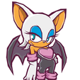 Sonic_Battle_-_Rouge.png Estatua del murciélago Rouge