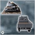 4.jpg Set of destroyed vehicles with utility truck and Soviet T-55 tank (3) - Modern WW2 WW1 World War Diaroma Wargaming RPG Mini Hobby