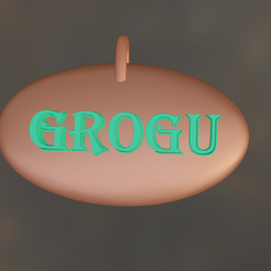 frente-gr.png Fichier STL gratuit Collier Baby Yoda ou Grogu・Objet pour imprimante 3D à télécharger