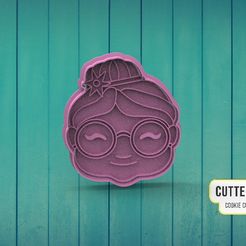 CUTTERDESIG j COOKIE CUTTER MAKER STL-Datei Großmutter Großmutter Ausstechform・Design zum Herunterladen und 3D-Drucken