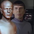 Spock_0006_Слой 16.jpg Mr. Spock from Star Trek Leonard Nimoy bust