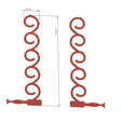 Female braid hair 06 v10-d21.png Multi Female Style Braiding Tool hair styling roller braid accessories for girl headdress weaving fbh-06 3d print cnc
