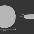 sizes.png Runa Cósmica - Runescape - Chaveiro STL