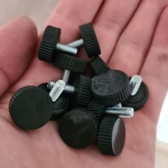 20221123_141519.jpg Free STL file M5 thumb screw/bolt for a moped Korado (Puch Z One) or tools・Template to download and 3D print