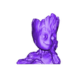 Exterior.stl Self-watering pot Baby groot