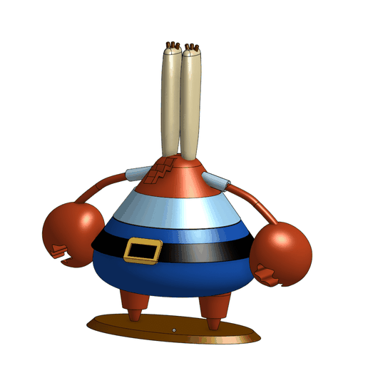 Crab figure 3D model