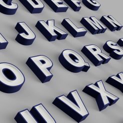 FONT_ARIAL_BLACK_2021-May-04_02-47-58AM-000_CustomizedView6193042348.jpg 3D file FONT NAMELED - ARIAL BLACK - alphabet - CREATE ALL WORDS IN LED LAMP・Design to download and 3D print