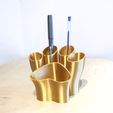 IMG_6125.JPG STL file Dog Paw Desk Tidy・Model to download and 3D print