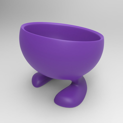 Capture d’écran 2017-06-20 à 16.39.02.png STL-Datei Flowerpot with feet kostenlos・3D-druckbares Objekt zum herunterladen