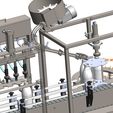 industrial-3D-model-Filling-capping-machine.jpg Modèle 3D industriel Machine à remplir et à boucher