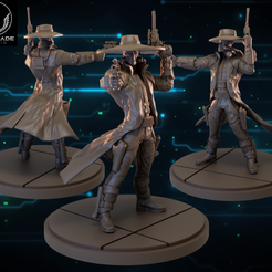 st-13.png STL file star wars shatterpoint cad bane presupported included・3D printer model to download