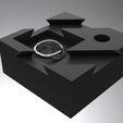 Render 2.jpg Puzzle Ring Box 3D print model