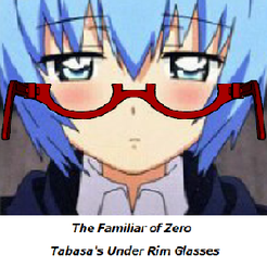 The-Familiar-of-Zero-Tabasa's-Under-Rim-Glasses.png Download free file The Familiar of Zero Tabasa's Under Rim Glasses • 3D printer design, Imura_Industries