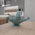 HighQuality1.png 3D Angry Ghost Figure with 3D Stl Files & Stl Figure Statue, 3D Printed Decor, Ghost Face, 3D Printing, 3D Figure Print, Digital Download