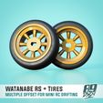 1.jpg RS WATANABE FRONT/REAR WHEELS FOR MINI-Z, WLTOYS K989, K969 RC DRIFT - multioffset with tires