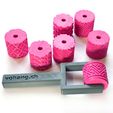 Muster-Set-02.jpg STAMP ROLLER FOR POTTERY - Kit