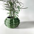 untitled-2178.jpg The Jute Planter Pot with Drainage | Tray & Stand Included | Modern and Unique Home Decor for Plants and Succulents  | STL File