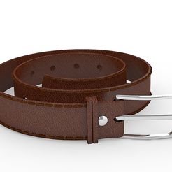 Belt-01.jpg 3D file Leather Belt・Model to download and 3D print