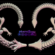 Furry-Dragon5.png Articulated Dragon - Furry Dragon - Print in place/No Supports
