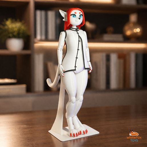 🐱 Ariral | Whitefox Toys・Arquivo 3MF para Impressão 3D・Cults