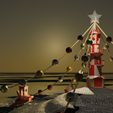 render boya navidad_recover_recover-Temp0029.jpg Christmas scene - Christmas scene -Lighthous,Buoy, 3DBenchy