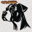 project_20231008_0922157-01.png BOXER DOG WALL ART BOXER WALL DECOR 2D ART ANIMAL