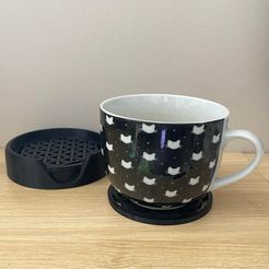 COASTER-1.jpeg Fichier STL Set dessous de verre + boite fleur de vie・Modèle pour impression 3D à télécharger